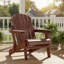 Grande chaise Adirondack pliante pré-assemblée en sapin de Chine - capacité de 330 lb-759457916