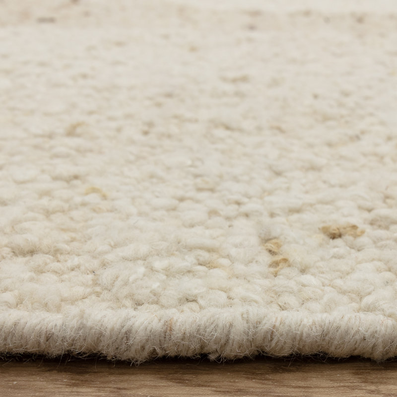 Anaxagoras Stone Wool Hand Woven Area Rug, Rectangle 120 x 170 cm
