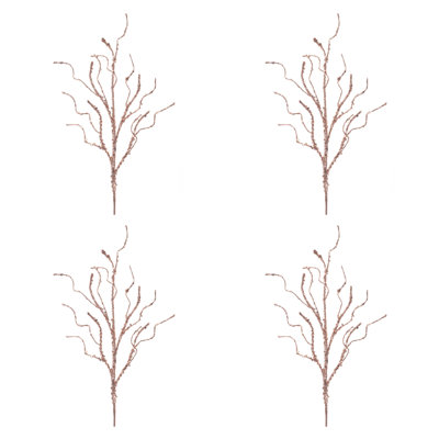 Glittered Twig Branch (Set of 4)