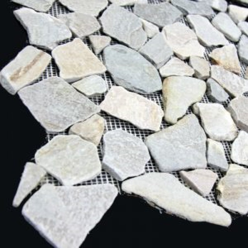 Amagon River Rock 18" x 18" Slate Mosaic Sheet Wall Floor Use Tile