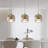 Modern Amber Glass Led Pendant Light-324736292