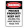 SignMission Private Property Sign | Wayfair