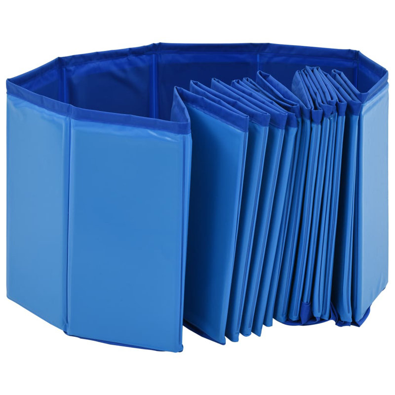 Piscine pour animaux Gunnulf PVC, Bleu, L 47,2 po x H 11,8 po
