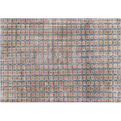 One-of-a-Kind 7' X 10' 1960s Wool Area Rug in