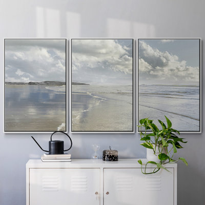 Infinity Beach, reproduction sur toile 3 pièces
