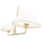 Lustre 2 lumières Ryckman en nickel brossé-1181059803