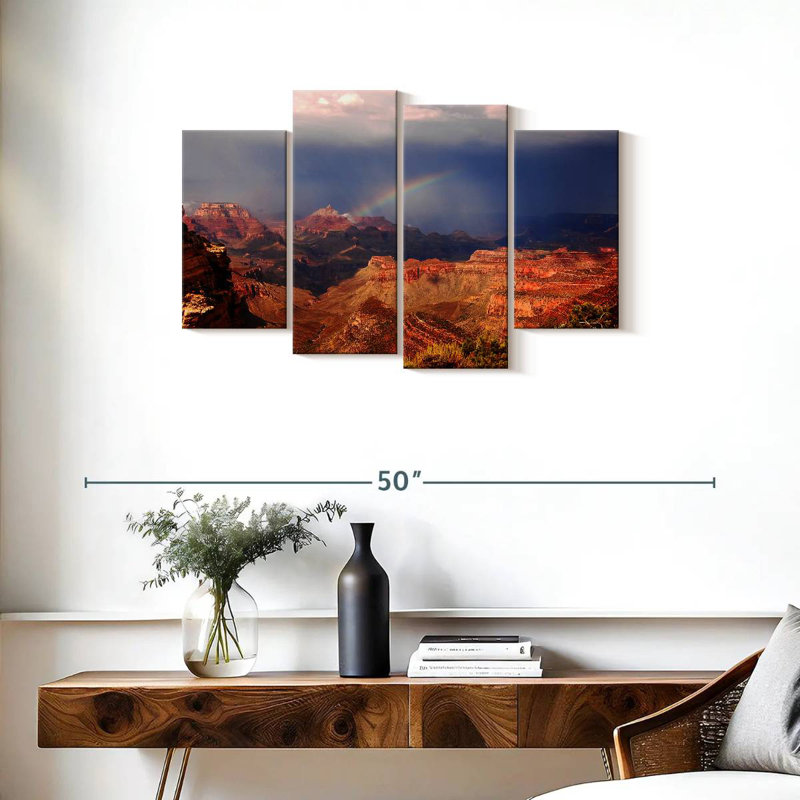 Alvord Grand Canyon Rainbow Glimpse, H 22 po x l 36 po