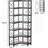 7-Tier Large Corner Bookshelf-689704300