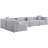 Cube Upholstered L-Shaped Sectional Reversible-64839717