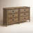 Watson 6 Drawer 64" W Solid Wood Double Dresser-275721127