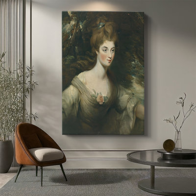 Portrait de Elizabeth, Lady Croft - toile tendue par John Constable