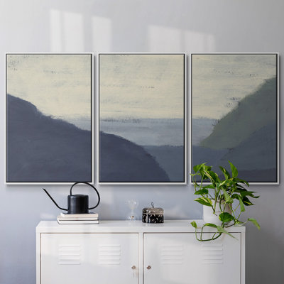 «Mute Coast I», reproduction sur toile flottante 3 pièces