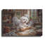  «Maltese In The Kitchen» par Rich Monet, art mural en métal, 36 po x 24 po-1010864731