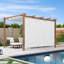Écran de remplacement pour pergola rétractable mauve-87037584-87037585