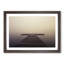 Wooden Jetty on a Peaceful Lake - Picture Frame Painting Print-55614237-55614240