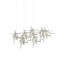 Tura 7-Light Glass Rectangular Pendant-71882329-71882336-79320072