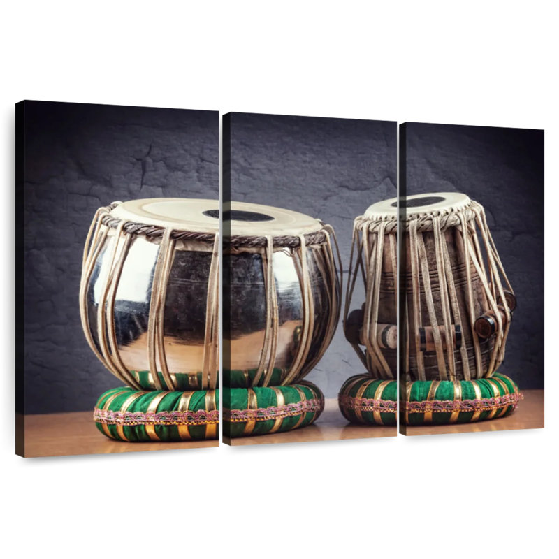 Abarca Tabla Drums, 36" H x 57" W