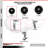 4-Piece Polyolefin Caster Set