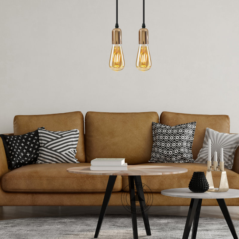 Armoy - Light French Gold Cluster Pendant, 2