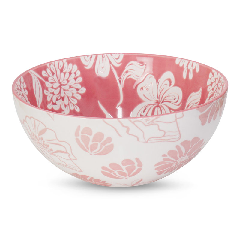 Bol à salade Jardin 8 ", Rose