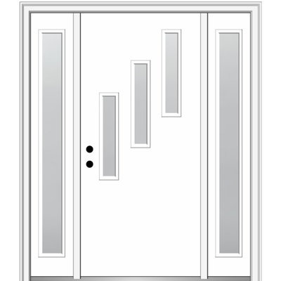 Portes d'entrée avant apprêtées apprêtées