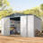10 ft. W x 12 ft. D Metal Storage Shed-96123150