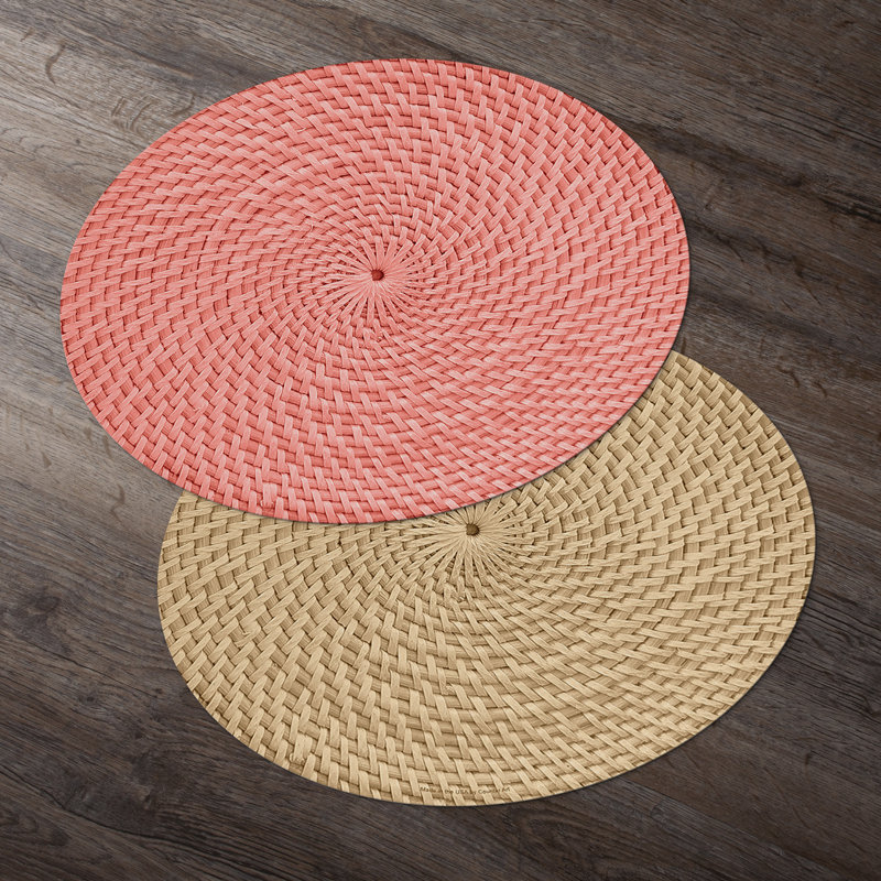 Napperons en plastique synthétique, Corail
