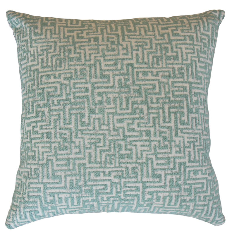 Coussin Zeref, Hauteur (22 po) x largeur (22 po), Bleu