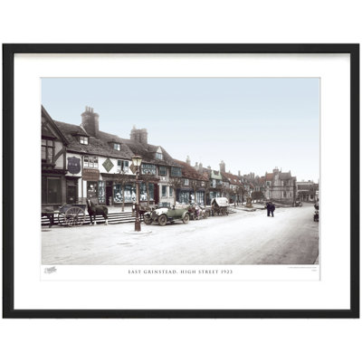 East Grinstead, High Street 1923 by Francis Frith - Single Picture Frame Print