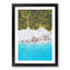 Palm Trees by the Beach in the Maldives - Picture Frame Painting Print-55578293-55578294