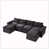 Dark Gray-4Seat-2Ottman est en rupture de stock