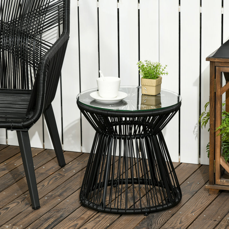 Table d'appoint ronde 19,7 po Jontavia