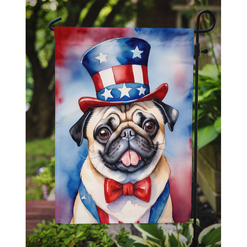 Drapeau patriotique du jardin américain, Carlin brun