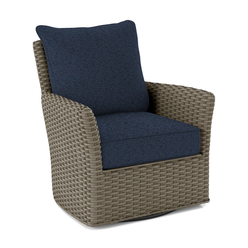 Lanai Armchair, Basic Navy; 0317-61, Mushroom