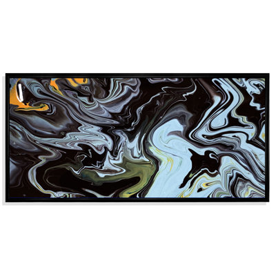 Décoration murale moderne sur toile à motif abstrait coloré et coloré VII