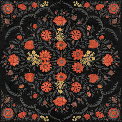 World of Fabrics Floral Matte Wallpaper Roll