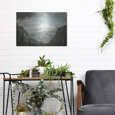 Art mural luxueux «Glacier National Park Gateway» par Nathan Larson