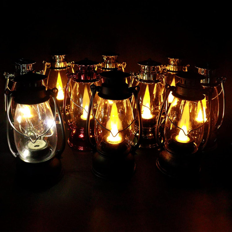 12 mini-lanternes à DEL 12 pièces