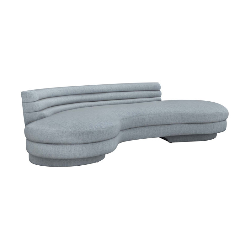 Sutton 95'' Upholstered Sofa, Marsh Chenille