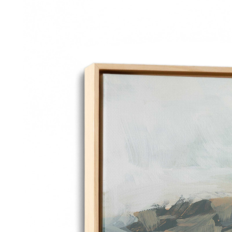 «Clouded Breakers I» par June Erica Vess, reproduction d'art sur toile, Tanné, H 36 po x l 48 po