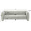 Élégant canapé 3 places Wave Design, parfait pour les salons, les chambres à coucher et les appartements, doux et durable