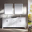 Ensemble de meuble-lavabo de salle de bain double 72 po avec miroir Ruhl-23978177