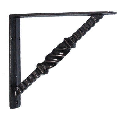 Shelf Bracket with Twisted Support