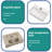 MONSFEST 10'' Ceramic Rectangular Bathroom Sink