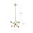 Geode Dimmable LED Sputnik Modern Linear Chandelier-71261435