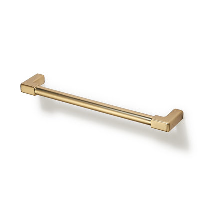 Paquet de 10 poignées d'armoire solides classiques - 6,3 po / 160 mm espacement des vis Poignées de meuble bronze champagne pour commode de salle de bain Armoires de cuisine Poignées d'armoire de chambre à coucher