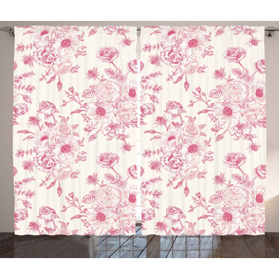 Semi Sheer Curtain Pair