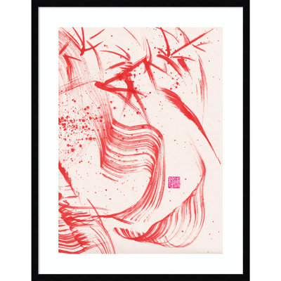 Lemma "Zen Bamboo Ink Abstraction 2" Print