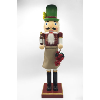 Christmas Nutcracker.  Classic Wooden Festive Decoration F07M14-20-N01850A