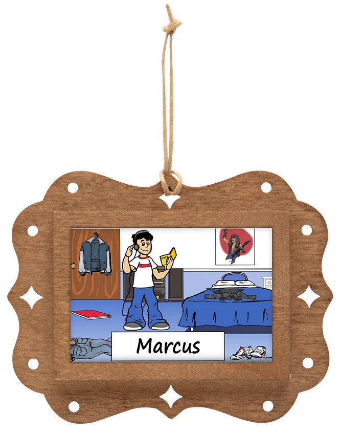 Printed Perfection Personalized Teen Bedroom Male Laser Cut, Wooden ...